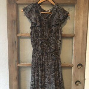 Roots Vintage Y2K 100% silk crepe dress